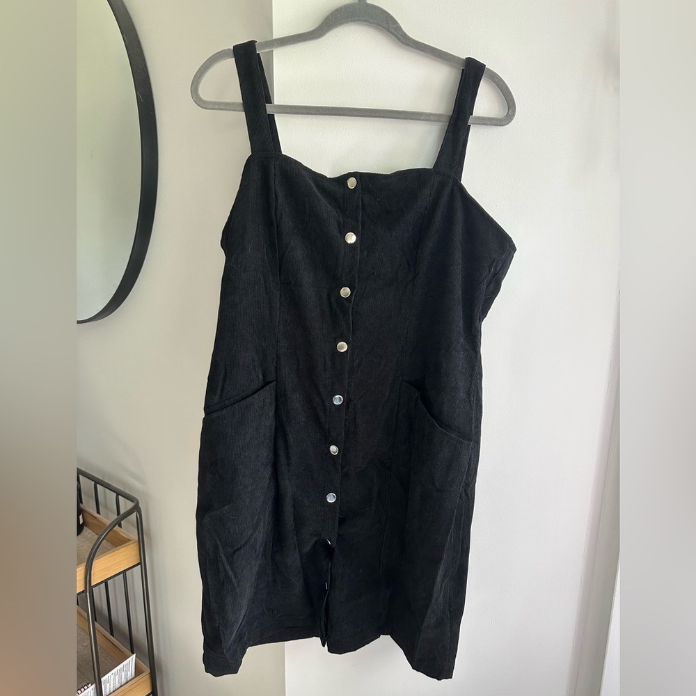 Black Corduroy Dress